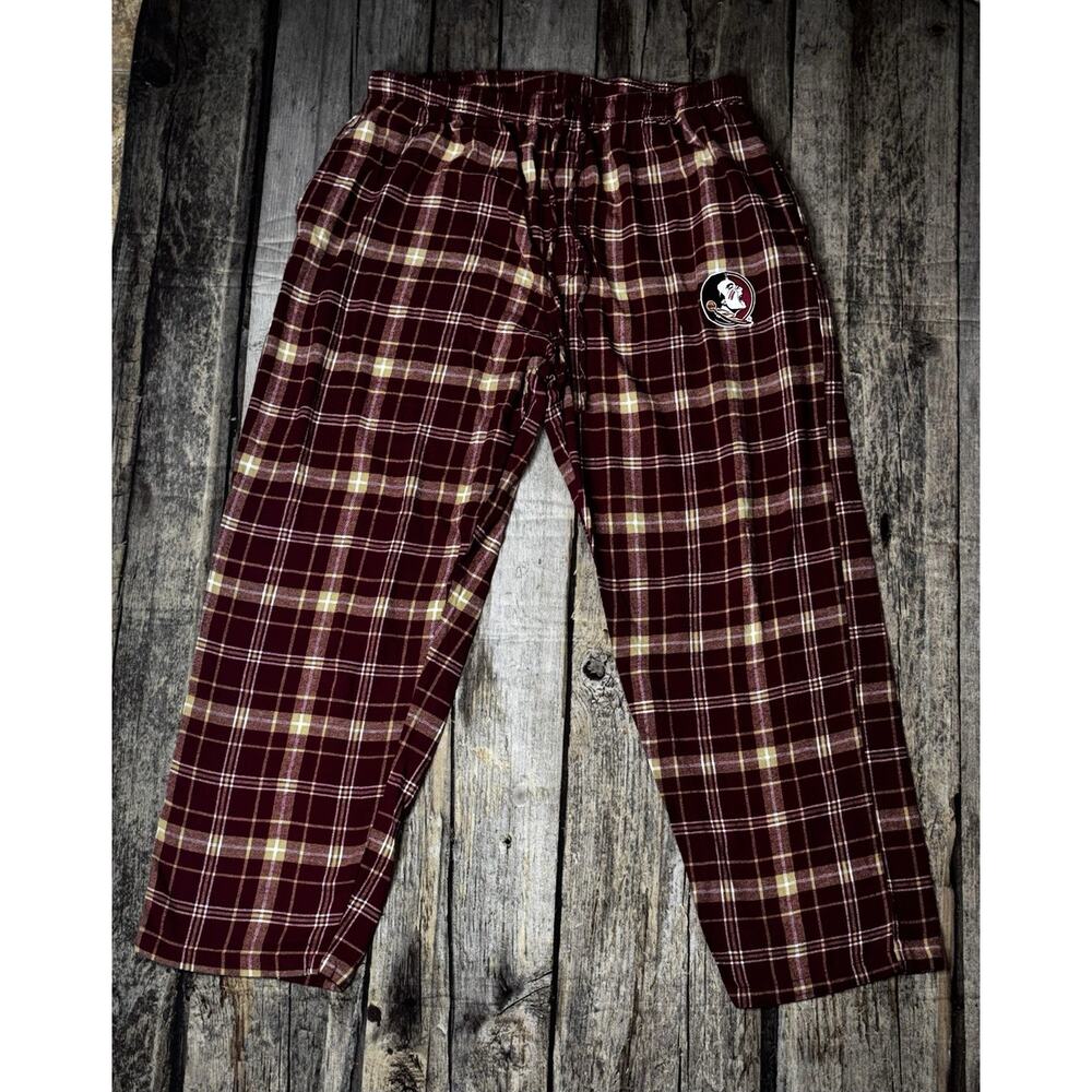 Concepts Sport Florida State Seminoles FSU Plaid Sleep Pants Sleepwear Mens XL